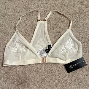 INC International Concepts Ivory Lace Bralette NWT